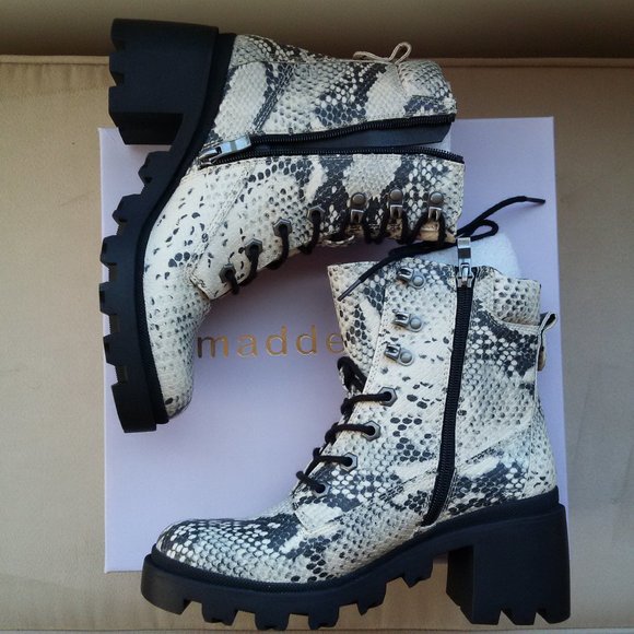 NWT Madden Girl Dillan Combat Boot - Picture 2 of 6